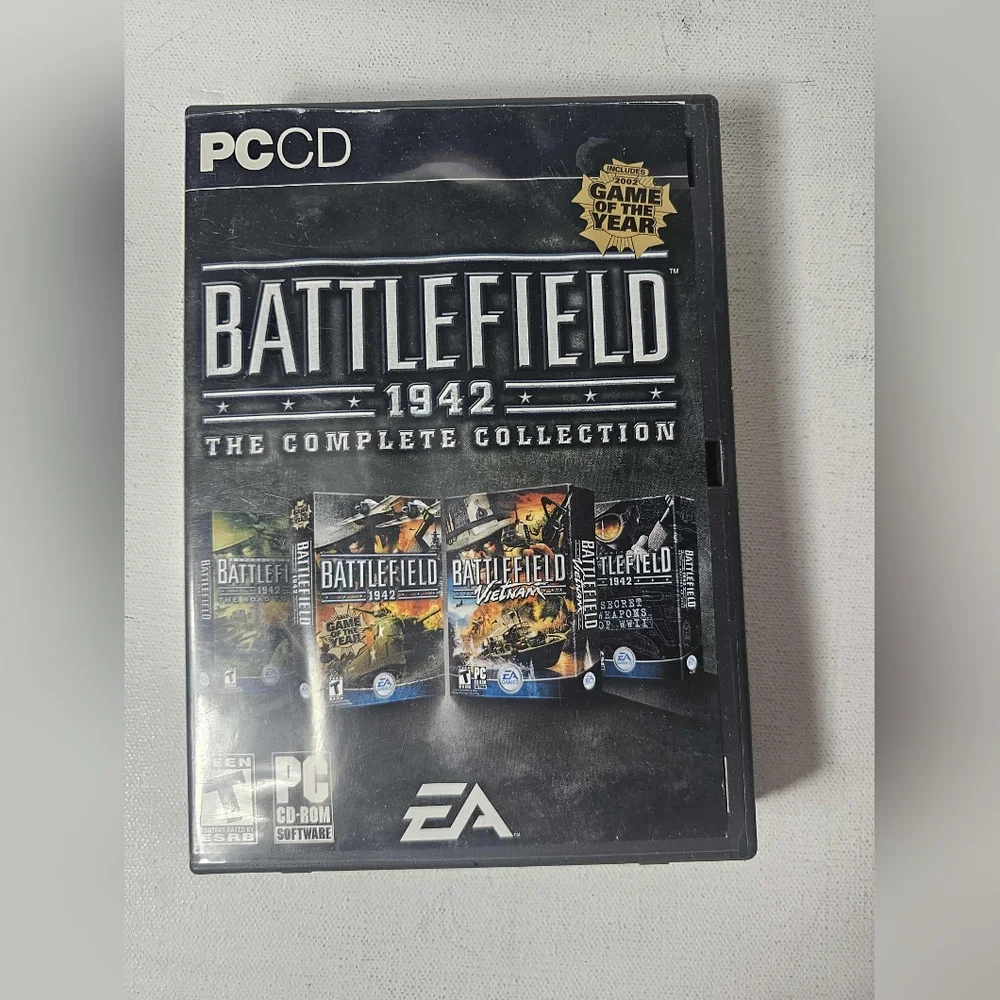 Battlefield 1942 The Complete Collection PC CD-ROM 8-Disc Set Manual Complete